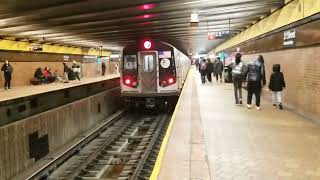 IND 63rd Street Line: R160 (E)(F) Lcl Train Action @ 21st Street-Queensbridge