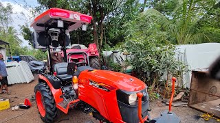 Kubota 2741s canopy hood fitting @kvbtractors @KubotaTractorsIndia  @Drawingshortvlog