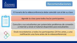 Consideraciones previas para webex