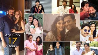 South Indian Celebrity Couples Age Gap Difference | Tamil Telugu Malayalam Kannada
