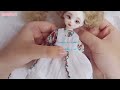 eng 인형에게 컨트리느낌 드레스를 만들어줬습니다 i made a country dress for the doll