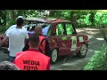 rally crash miskolc rally 2013 lada tetőn