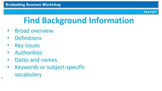 Research Basics Part 4