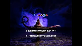 谷歌推出爆打Sora的世界模型Genie，用一个草图就能生成无穷无尽可以互动的虚拟世界。#人工智能 #AI #世界模型 #Genie #谷歌Genie #AGI #Sora