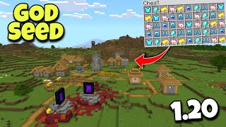 🔥(God Seed) For Minecraft Bedrock And Pocket Edition | Seed Minecraft 1.20