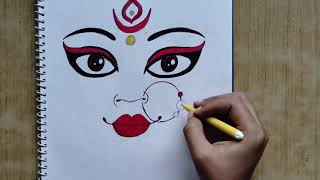 Durga Maa Drawing / Navratri Special Drawing /Pencil Sketch / The Pure Artistic