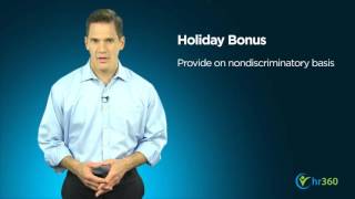 Holiday Bonus Know How
