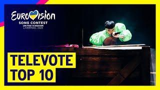Televote Top 10 - Eurovision Song Contest 2023 | #UnitedByMusic 🇺🇦🇬🇧