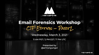 Email Forensics Workshop — CTF Edition — Part 2
