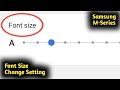 How to Change Font Size in Samsung M12, M31, M21, M11, M02, M51, M01, M30, M30s, M31s