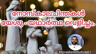 നോമ്പ്കാലചിന്തകൾ (9-day) യേശു - യഥാർത്ഥ വെളിച്ചം. Fr.Bibin pullanthithottiyil (M.C)