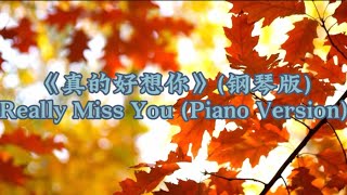 《真的好想你》(钢琴版) Really Miss You(Piano Version)