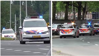 Politie-eenheden met spoed naar grote politieactie voor aanhouding op 's-Gravendijkwal in Rotterdam!