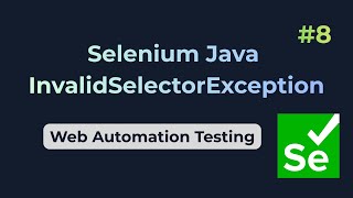 InvalidSelectorException || Selenium Java