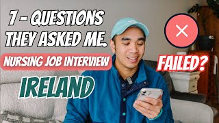 My Nursing Job Interview in Ireland (2024)/ Questions They asked me