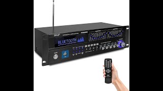 Pyle 6 Channel Bluetooth Hybrid Home Amplifier Review – Pros \u0026 Cons   2000WAmplifier Receiver