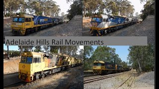 Aurizon Grain 3KQ6 in the Adelaide Hills: Adelaide Hills Rail Movements - 14/01/2020