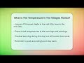 what is the temperature in the villages florida weather watchdog