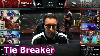 Flash Wolves vs TSM | Tie Breaker LoL MSI 2017 Group Stage | FW vs TSM Decider