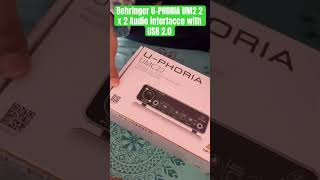 Behringer U-PHORIA UM2 2 x 2 Audio interfacce with USB 2.0 #recording #recordingstudio #mucis