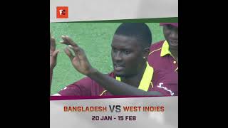 West Indies vs Bangladesh ODI | Abu Dhabi ODI Series | Watch Live Exclusively on FanCode