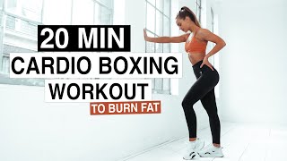 20 MIN CARDIO BOXING WORKOUT To Burn Fat At Home / No Equipment