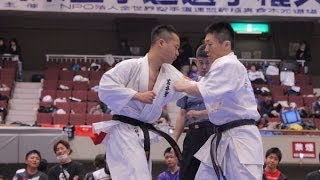 【新極真会】 第19回全関東空手道選手権大会　軽量級準決勝1　田村大　対　髙橋一能　SHINKYOKUSHINKAI KARATE