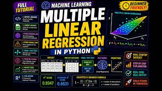 Multiple Linear Regression in Python 🧠 | Full Machine Learning Tutorial for Beginners. PART 1