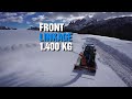 landini rex4 series on snow