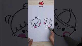 Drawing cute Chinese boy and girl #lunarnewyear #howtodraw #easydrawing #menggambar