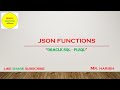 Oracle JSON Functions