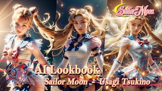 [Ai Art] Sailor Moon - Usagi Tsukino (Sailor Moon) / Ai Lookbook  #aiart #sailormoon