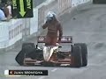 montoya crashes into castroneves in huston 1999