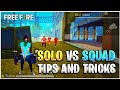 1 v 4 clutch tricks free fire || How To Handle Solo Vs Squad Situation Best Tips And Tricks 2021