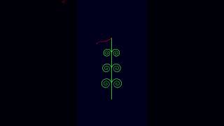 Drawing A Flower With Python | #shorts
