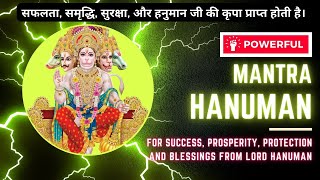 OM HUM HANUMATE NAMAH 108 times | Hanumanji Vedic Mantra for Hope & more #mantra #hanuman #hanumanji