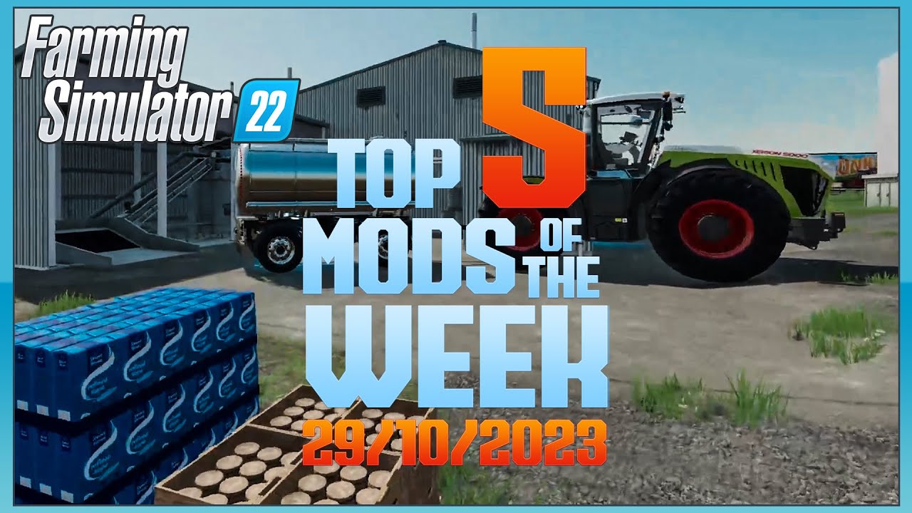 Top 5 Mods Of The Week | Farming Simulator 22 | 19/10/2023 - YouTube