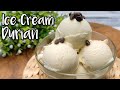 ICE CREAM DURIAN | Resep Ice Cream Rasa Durian Yang Simple Lembut dan Super Enak bikin ketagihan