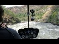 Victoria falls flight down gorge in helicopter, Apr 2017