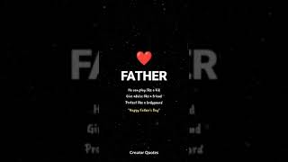 Papa status | happy father day | Dad shayari | Cqshayari | Creator Quotes