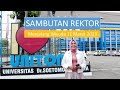 Sambutan Rektor Unitomo Dr. Siti Marwiyah, S.H.,M.H. Menjelang Wisuda Sarjana dan Magister 11/3/2023