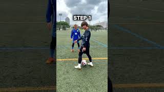 LEARN THIS SKILL⚽️DOUBLE TOUCH TAP CHOP #football #soccer #shorts