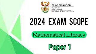 Grade 12 Mathematical Literacy | November 2024 | Paper 1 Exam scope