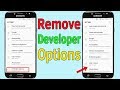 Developer Options : How To Disable or Remove Developer Options on Samsung Galaxy - Helping Mind