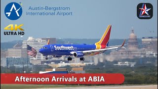 [4K] Afternoon Arrivals at Austin Bergstrom International Airport | ABIA | 500 SUB SPECIAL!!!