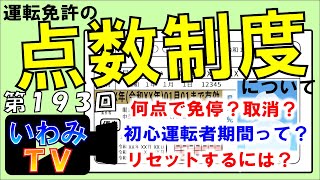 運転免許の点数制度について　　～第１９３回！いわみTV！～