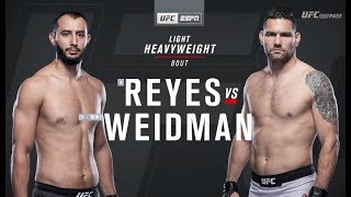 UFC on ESPN 6: Dominick Reyes vs Chris Weidman Recap