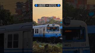 🔵 Mmts Hyderabad | Local Train 🔵 #shorts #train #railfans #india