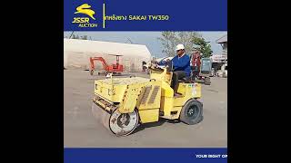 ไฮไลท์สินค้าเด่นประจำเดือน มกราคม ปี 2567 รถบดหน้าเหล็กหลังยาง COMBINATION ROLLER SAKAI TW350