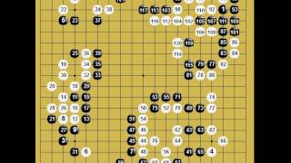 囲碁棋譜再現　黒番：村瀬秀甫  (六段) vs　白番：本因坊秀策 (七段)　1861.10.05,18